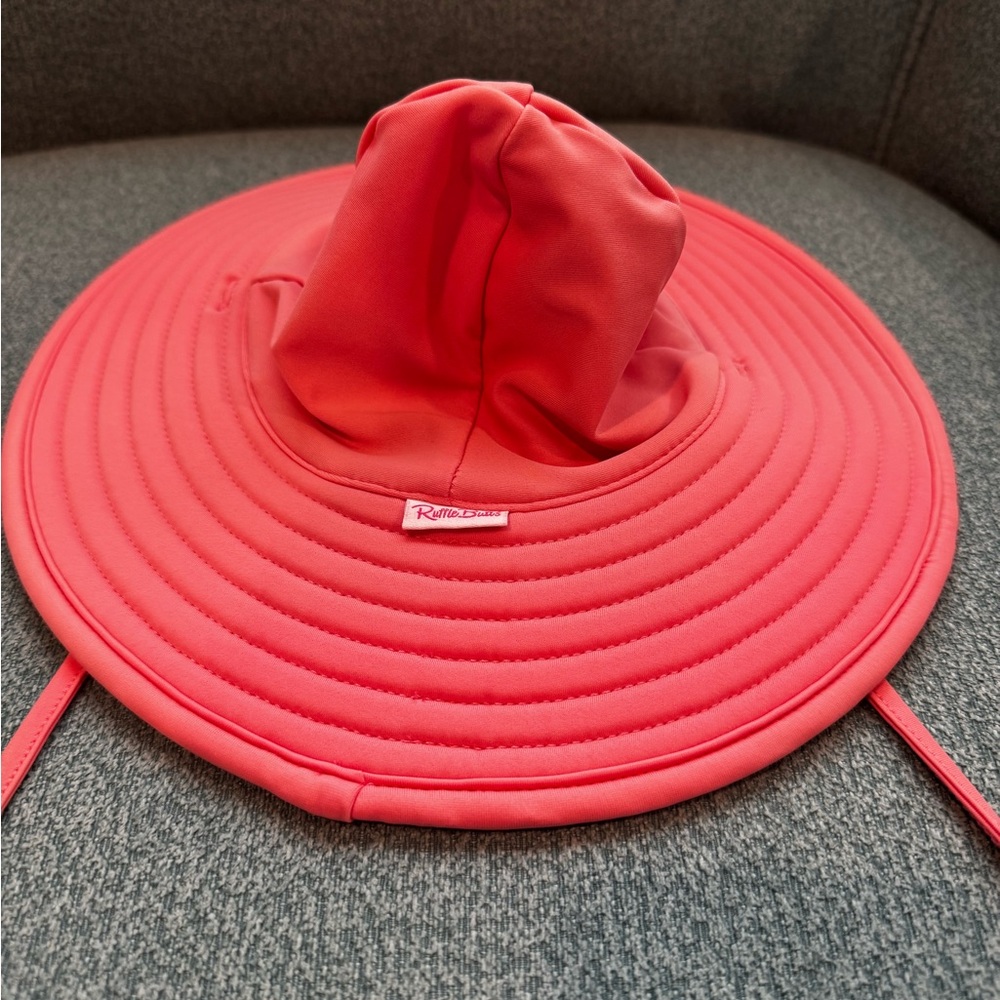 Ruffle Butts Pink Sun Hat